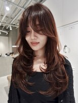 テクネ 天神大名(techne) 天神大名レイヤーカット大人レイヤーくびれヘアロング今泉