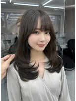 ロンド マーレ 天神大名店(Lond mare)&nbsp;大人ガーリー/小顔/ミディアムレイヤーカット/似合わせカット