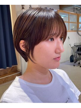 デュースヘア(DEUCE HAIR) レイヤーカットショートボブショートカット顔周りカット韓国30代