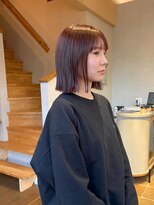 サロンエフ(salon f)&nbsp;ピンクラベンダー×ボブ