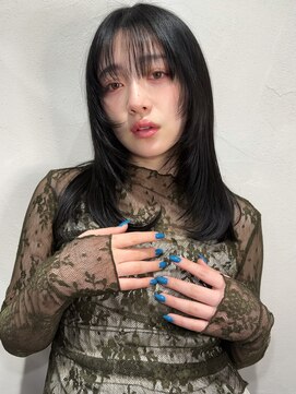 カーム(calm) /ピンクベージュ/アンブレラカラー/前髪/鹿島田