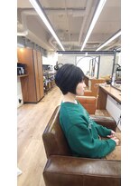 ラミール クオリティオブライフ(lamiell Quality of life)&nbsp;ショート/くびれショート/イルミナカラー/白髪ぼかし