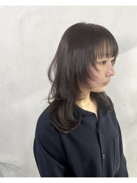 タグ(#tag) #ミディアムレイヤー×アッシュベージュ