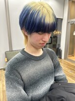 ロックス バイ マグ 松本(rocks BY MAG)&nbsp;メンズデザインカラーケアブリーチ透明感ヘア