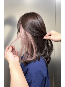 ワンスタイル(One style) 【ケアブリーチ1回】インナーカラー＋髪質改善トリートメント