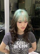 ブランシェ 西松山店 チョコミントカラー*ルーツカラー