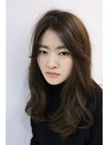 インデックスヘアー 錦糸町店(in'dex hair)&nbsp;フェザーバングにアッシュベージュ[錦糸町/錦糸町駅/髪質改善］