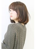 【30代40代50代】　シンプルワンカールボブ