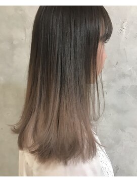 ヘアスタジオニコ(hair studio nico...) グラデーションカラーピンクアッシュ