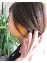 ルーナヘアー(LUNA hair)&nbsp;『京都 ルーナ』ボブ インナーカラー 【草木真一郎】