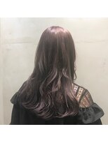 アンド バイ ヘアサロン(AND by hair salon)&nbsp;ラベンダー×グレージュカラー