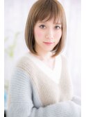 透明感たっぷり☆前下がりボブ