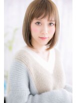 ミック ヘアアンドメイク アップ 駒込店(miq Hair&Make up)&nbsp;透明感たっぷり☆前下がりボブ