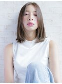 伸ばしかけ センターパート 切りっぱなしボブ【Amanhair吉祥寺】