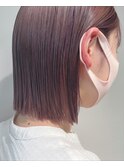 ぱっっとボブ × シアーピンク