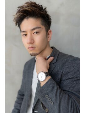 オースティン 門前仲町(AUSTIN) ビジネスツーブロックOK★かき上げトランクスヘアくせ毛風パーマ