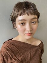 パーク(PARK)&nbsp;【PARK】ショートバングマッシュ×シアーベージュ