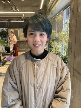 ピーロ(piilo) マッシュショート/ベビーバング/オリーブベージュ