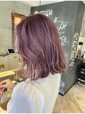 ピンク／ピンクパープル／ケアブリーチ