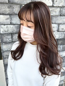 ラヴィエール(LAVIERE by R-EVOLUT) 大人なハイライト 髪質改善 レイヤーカット グレージュ