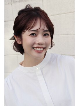 ボヌール(BonHeur) 【ショートヘアセット】ゴールドピンアレンジ