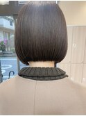 ミニボブ　コンパクトボブ　黒髪ボブ　草加ボブ