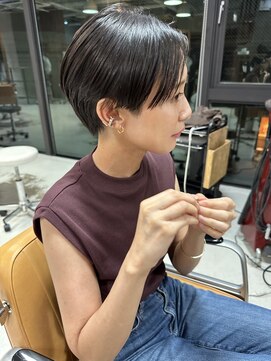 ヘアー アイス ルーチェ(HAIR ICI LUCE) 大人ショート　ショートカット　ハンサムショート　似合わせ西田
