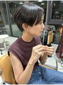 大人ショート ショートカット ハンサムショート 似合わせ西田