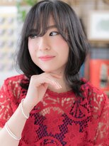 カバーヘア ブリス 北浦和(COVER HAIR bliss) ★斜めバング黒髪グレージュアッシュネオウルフ20代30代40代★10