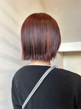 アコット(Acotto.) ハイライトワインレッドカラー