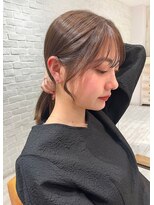 レイラバイアフロート 吉祥寺(Lila by afloat)&nbsp;フェイスレイヤー/ブラウンベージュ/韓国ヘア
