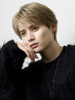 オーシャントーキョーオーバー 渋谷(OCEAN TOKYO OVER)&nbsp;韓国ヘアカルマパーマコンマバングセンターパート黒髪ウルフ