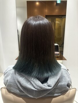 ビオラバイフーガ 綱島(Viola by FUGA) グラデーションカラー*ターコイズグリーン