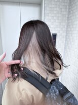 ユウル 横浜(juhl.)&nbsp;インナーカラー/ホワイトベージュ/ホワイトミルクティー