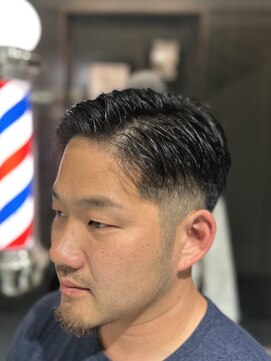 ヒロギンザ 大阪本店(HIRO GINZA) 七三フェード