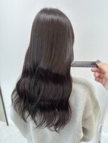 ロエン 西岡崎店(ROEN)&nbsp;ダークブラウン/艶巻き/ナチュラルブラウン/ブリーチなしカラー