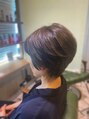 バランス ヘアーデザイン(BALANCE hair design) 襟足すっきりタイトに、品のある大人ショートスタイル!