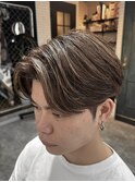 センターパート×前下がり