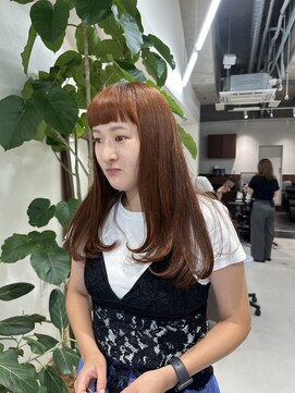 リル 茅ヶ崎(Liru:) 【Rina】アプリコットオレンジ/黒髪/ボブルフ/ネビージュ/茅ヶ崎