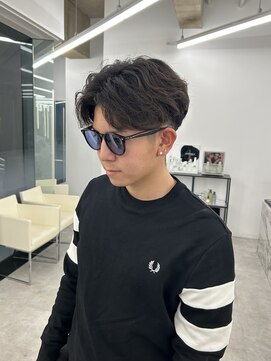 ウィル バイ ブラウン(Vir by Brown) 毛流れパーマ/センターパート/藤沢美容室/ニュアンスパーマ