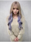 ホワイトベージュ/シールエクステ/エフェクトブリーチ_E20