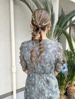 ヒャッカ(hyakka)&nbsp;結婚式お呼ばれツインポニーヘアセット