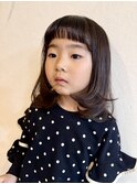 キッズカット　女の子　ボブ　レイヤーカット　保育園