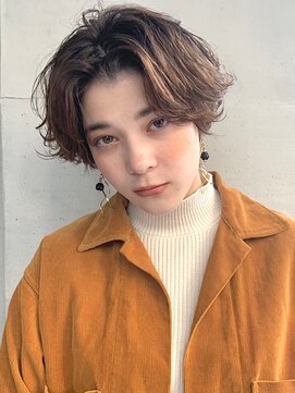 オフ(off) デジタルパーマで柔らかい動きのあるショートスタイル