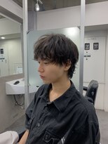 クロムトウキョウ ザ バーバー ネオン 新宿店(CHROM TOKYO the Barber ne/on) グランジパーマ