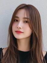 コンフィー(comfy)&nbsp;艶ブラウンロング × シースルーバング