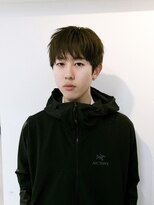 シンク(sync)&nbsp;メンズマッシュショート × オリーブカラー