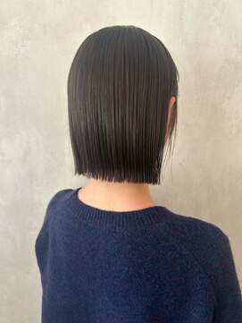 髪質改善/顔周りレイヤーカット/グレージュ[千葉/千葉駅]