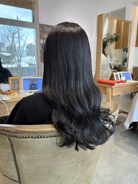 アドラーブル 万代店 (adorable) 20代30代髪質改善カラー暗髪冬カラーグレージュ