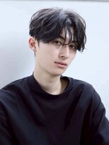 Men's salon Dahlia 恵比寿 メンズカット/メンズパーマ/ダウンパーマ/ブリーチ/カラー&nbsp;恵比寿メンズセンターパートニュアンスパーマ